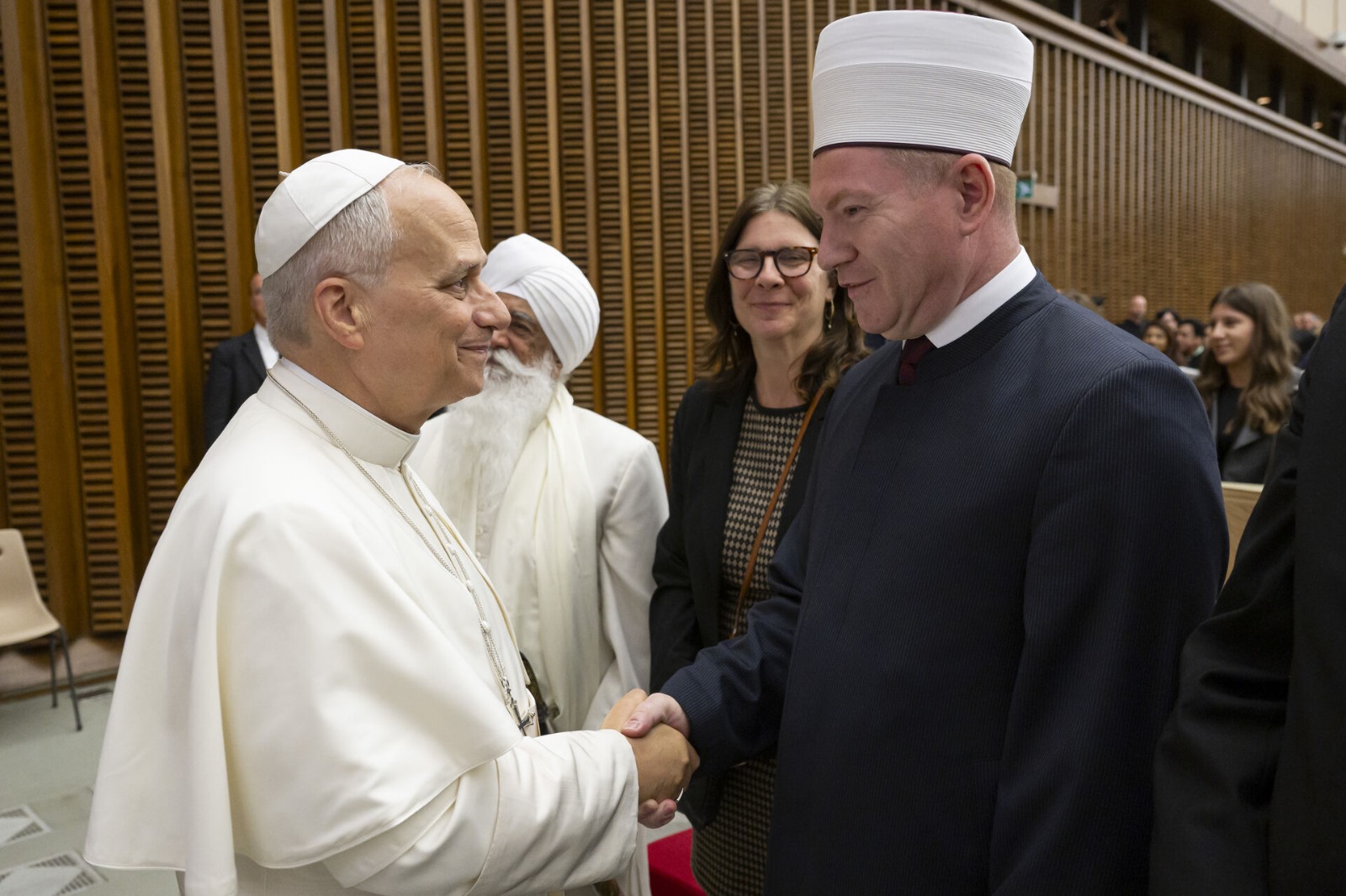 Mufti of Slovenia Poric meets Pope Leo XIV