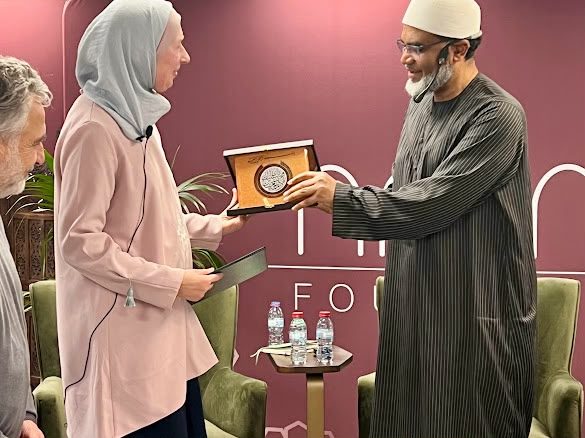 A gift presented at the end of the event