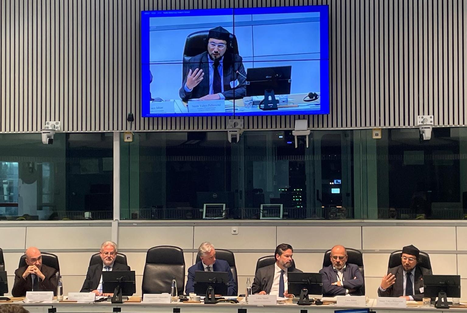 Imam Yahya Pallavicini speaking at the EEAS Autumn School 2026 in Brussels